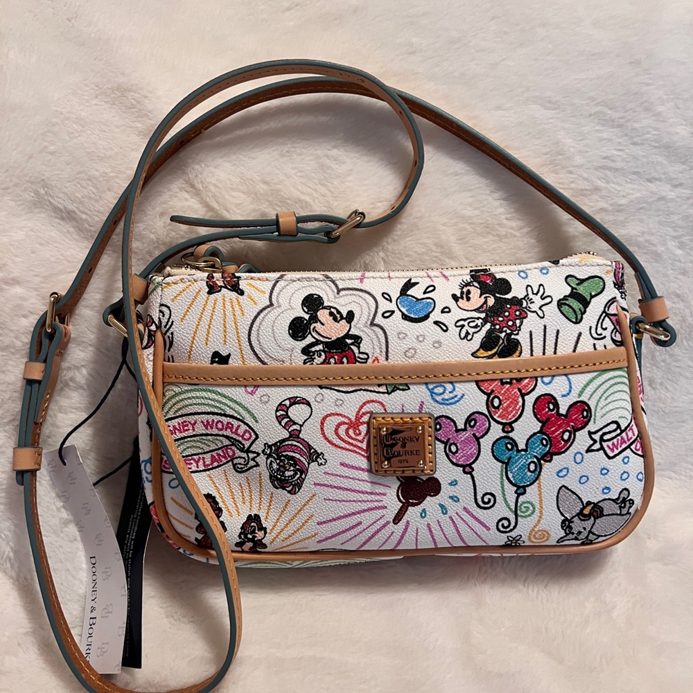 Disney Dooney & Bourke Sketch Pouchette Crossbody